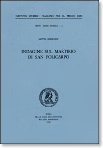 Cover Indagine sul martirio di San Policarpo