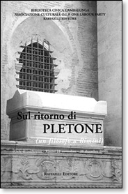 Cover Sul ritorno di Pletone (un filosofo a Rimini)